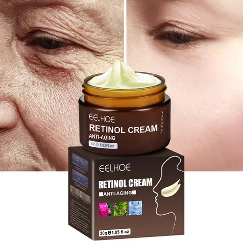 Beyprern 3pc Retinol Wrinkles Removal Cream Anti Aging Firming Lifting Skin Care Hyaluronic Acid Moisturizing Whitening Brighten Cosmetic