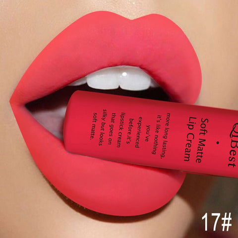 Beyprern New 34 Colors Waterproof Matte Nude Lipstick Lipkit Pigment Dark Red Black Long Lasting Lip Gloss Women Makeup Lipgloss Kit