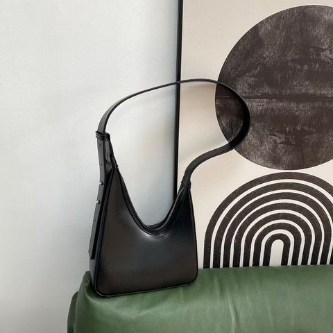 Beyprern back to school  Wanda Asymmetrical Faux Leather Denim Handbag