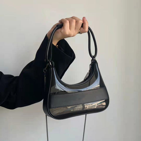 Beyprern back to school  Hanna Black Patent Leather Handbag