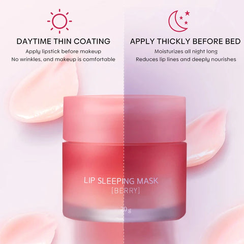 Beyprern Berry Lip Sleeping Mask Night Sleep Maintenance Moisturizing Fade Lip Lines Nourishing Lip Balm Skin Care Korean Cosmetic
