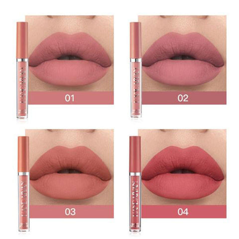 Beyprern 6 Pcs/Set New Long Lasting Waterproof Lipstick Set Women Lips Makeup Cosmetic