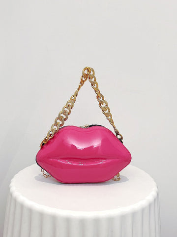 Beyprern -Lip Shape Design Novelty Bag  - Women Satchels
