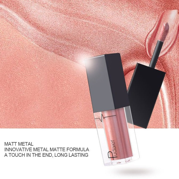 Beyprern Matte Waterproof Lipgloss Liquid Lipstick For Lips Long Lasting High Quality Professional Lightweight Female Makeup