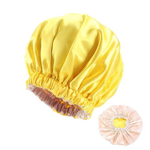 Beyprern Satin Bonnet Silk Bonnet Hair Bonnet For Sleeping Satin Bonnet For Hair Bonnets For Women Silk Bonnet For Natural Hair Luxury Shower Cap For Women
