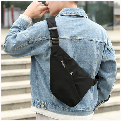 Men Travel Fino Bag Burglarproof Shoulder Bag Daily Carry Pack Holster Anti Theft Security Strap Digital Storage Chest Bags