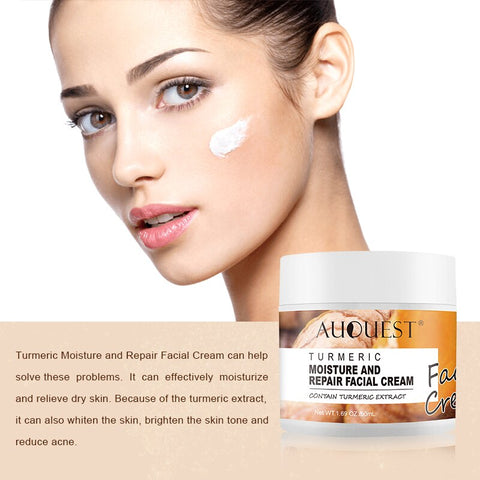 AUQUEST Turmeric Facial Cream Acne Treatment Whitening Anti Aging Mois ...