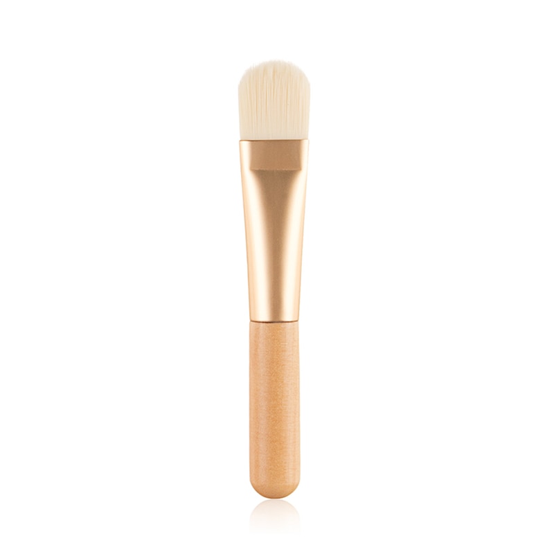 Facial Mask Soft Brush Wooden Handle Portable Face Skin Care Beauty Cosmetics Tool  Fan-Shaped Professional Makeup Brush