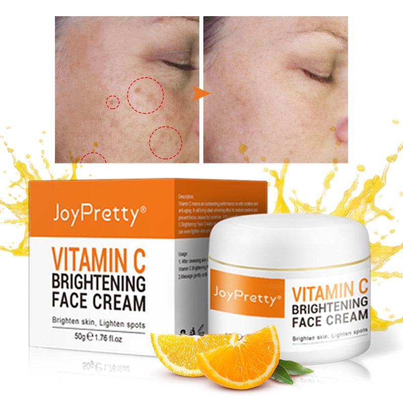 Face Cream Vitamin C Cream Remove Dark Spots Whitening Face Care Moisturizing Anti-Aging Firming Skin Care Cosmetics