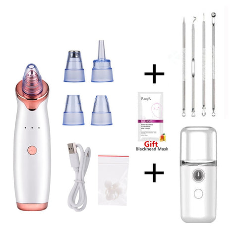 Blackhead Remover Vacuum Electric Nose Beauty Face Deep Cleansing Skin Care Vacuum  Black Spots Acne Pore Cleaner Pimple Tool
