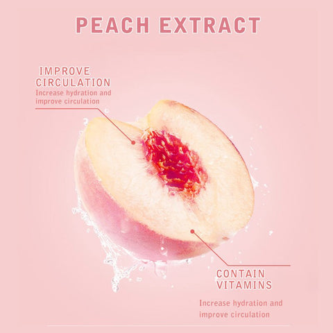 Beyprern 10 Pieces Peach Lactobacillus Hyaluronic Acid Silk Facial Masks Hydrated Moisturizing Anti-Aging Firm Oil-Control Mask For Face