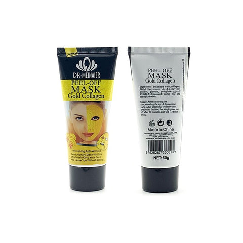 Deep Cleansing Face Black Mud Mask Blackhead Remover Peel Off Mask Easy to Pull Out Blackheads Shink Pore Acne Treatment