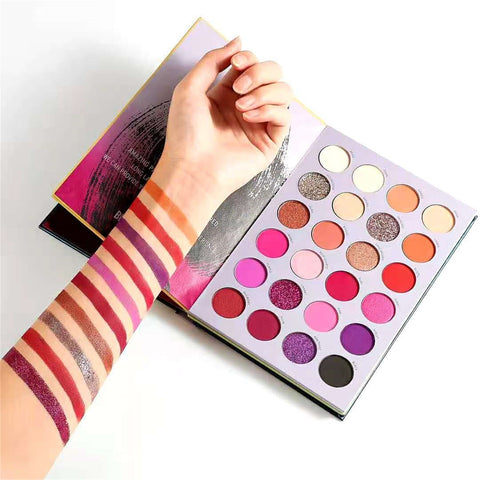 72 Colors Eyeshadow Palette Glazed Three-layer Book Style Make Up Cosmetic Highlight Matte Pearlescent Eye Shadow Makeup Palette