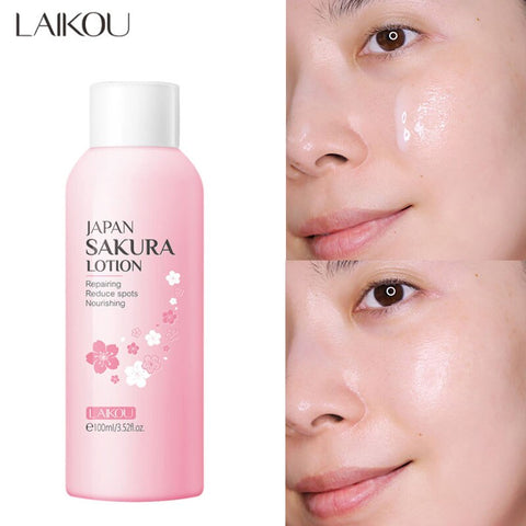 LAIKOU Sakura Moisturizing Lotion Face Cream Reduce Spot Repair Damaged Skin Nourishing Brightening Whitening Skin Care Product