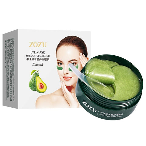 60pcs Peach Eye Mask Deep Moisturizing Anti-Puffy Anti-Aging Collagen Amino Acids Remove Dark Circles Firming Brighten Skin Care