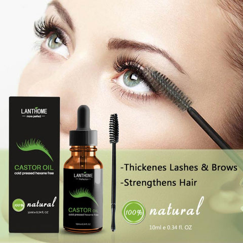 Beyprern 15Ml Natural Oil Eyelashes Growth Serum Hair Nourishing Slender Eyebrow Fast Growth Liquid Essential Oil Makeup Eyelash Enhancer