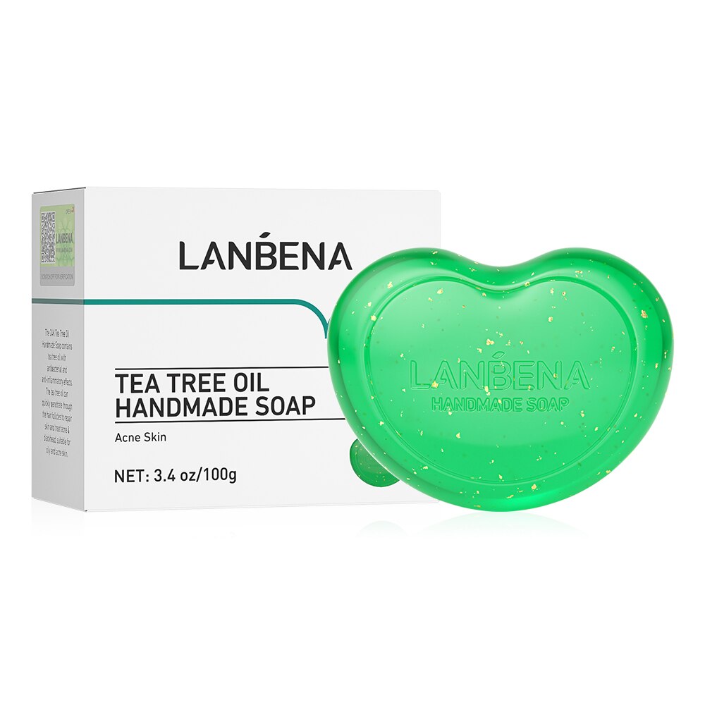 LANBENA Face Soap Cleaner Facial Skin Cleansing Foam Care Anti Acne Moisturizing Whitening Shrink Pores Remover Mites Soaps 100g