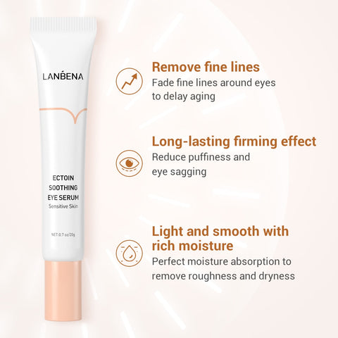 LANBENA Ectoin Anti Allergic Repair Soothe Sensitive Skin Care Set  Facial cleanser + Eye Essence Cream + Soothe Serum + Lotion