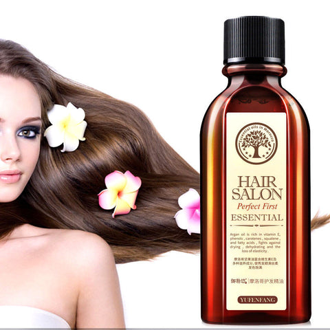 Hot 60Ml Brand Multi-Functional Hair & Scalp Treatments Hair Care Moroccan Pure Argan Oil Hair Essential Oil For Dry Hair Types