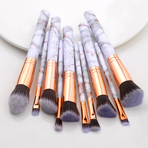 FLD 10/5Pcs Makeup Brushes Set Cosmetic Powder Eye Shadow Foundation Blush Blending Beauty Make Up of Brochas Maquillaje KIT