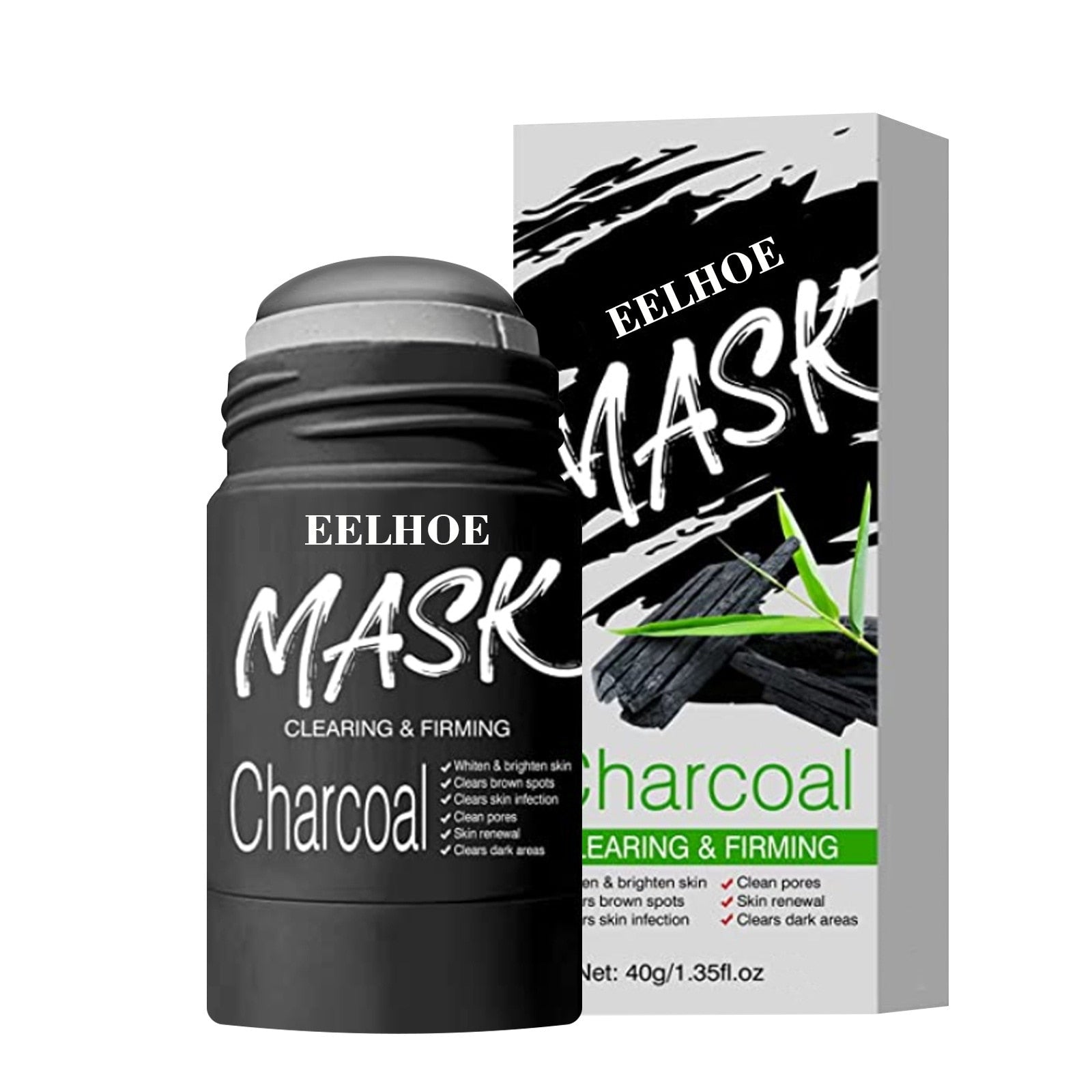 Christmas gift Clean Face Mask Beauty Skin Green Tea Clean Face Mask Stick Cleans Pores Dirt Moisturizing Hydrating Whitening Care Face Tools