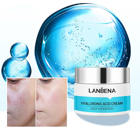 Hyaluronic Acid Facial Cream Deeply Moisturizing Face Cream Soothing Skin Care Shrinking Pores Bioaqua Whitening Serum