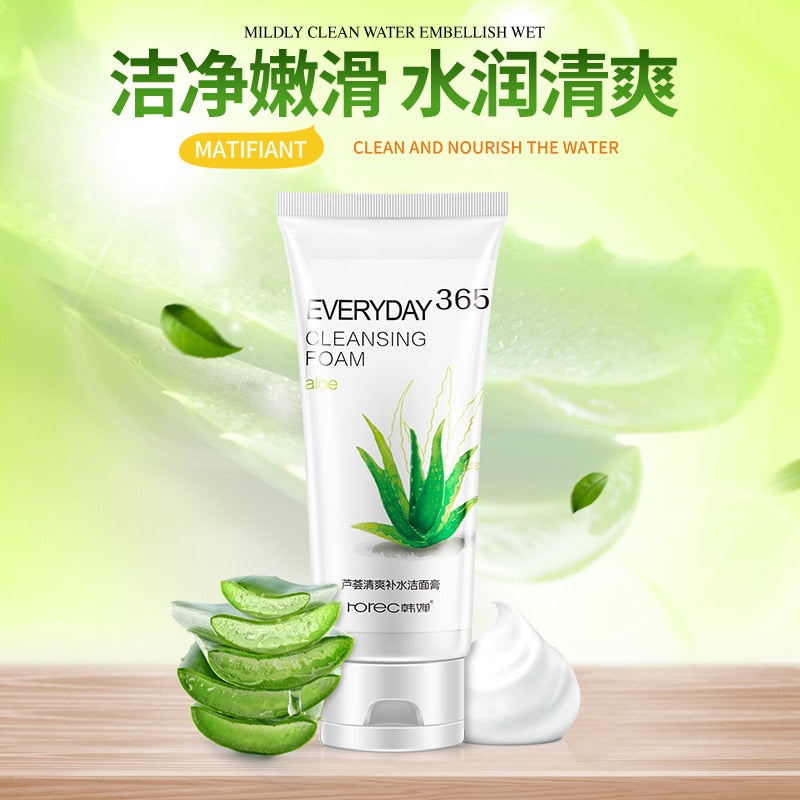 BIOAQUA Fruit Moisturizing Cleanser Wash Face Exfoliating Spa Scrub Facial cleanser Whitening Gel Acne Blackheads Remove