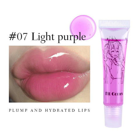 8 Colors Cosmetic Plumper Natural Moisturizing Plumping Lip Oil Spicy Peppermint Lip Gloss Liquid Lipstick