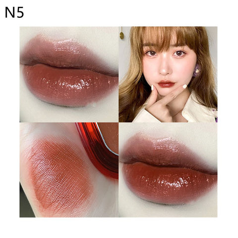 6 Colors Lipsticks Waterproof Moisturizing Lip Glaze Tint Long Lasting Non-Stick Cup Lip Gloss Makeup Cosmetics Lip Makeup Gift