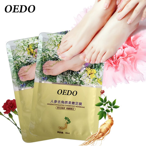 Skin Care Ginseng Extract Remove Foot Dead Skin Mask Foot Care Peeling Exfoliating Skin Socks Whitening Beauty Feet Care Cream