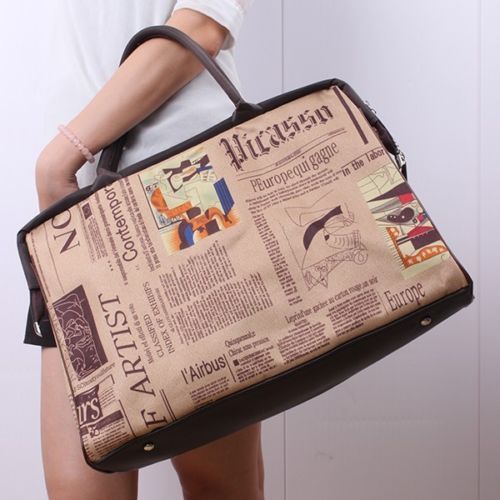 Beyprern New Hobo Fashion Retro Women Leather Large Capacity Tote Handbag Shoulder Bag Satchel Travel Bag Luggage