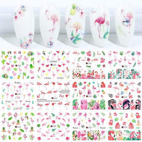 Beyprern 12Pcs Abstract Girl Face Sliders Manicure Stickers Nail Art Decals Line Drawing Letter Water Tattoo Nail Decor Set