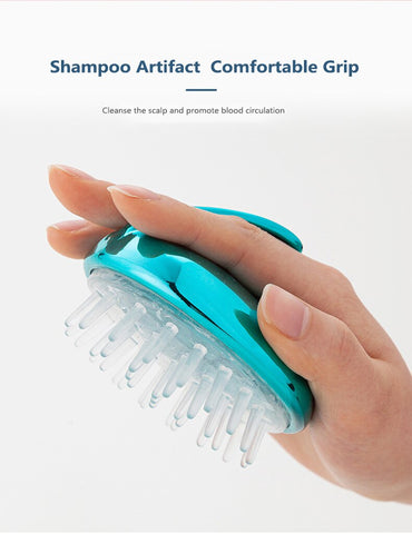 Hair Silicone Massager Brush Comb Shampoo Massager Comb Scalp Shower Body Washing Hair Massage The Scalp TSLM1