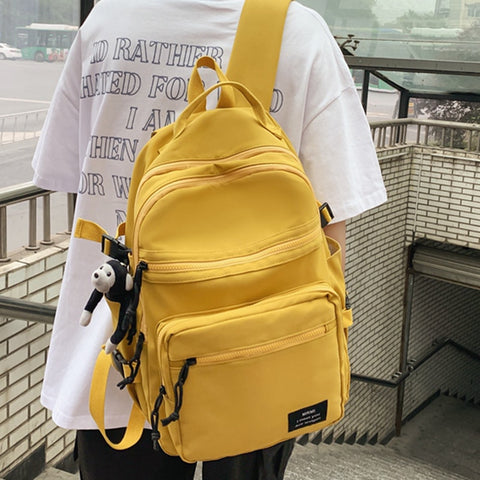 Large Capacity Waterproof Woman Backpack Man College Student Travel Rucksack A4 Book Schoolbag For Teenage Girl Boy 2022 New