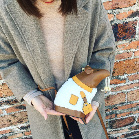 Luxury Designer Purses And Handbags For Women 2022 Trend Fashion Personality Mouse Shape Shoulder Bags Kawaii Bag Cute Mini Bag