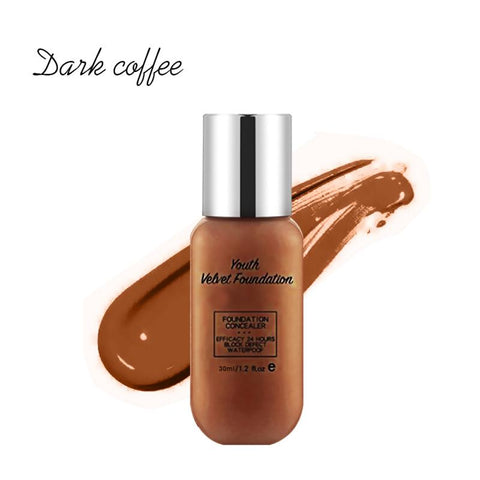1Pc 30ML Face Make up Concealer Acne Coverage Waterproof Brighten Moisturizing Oil-control Whitening Liquid Foundation TSLM1