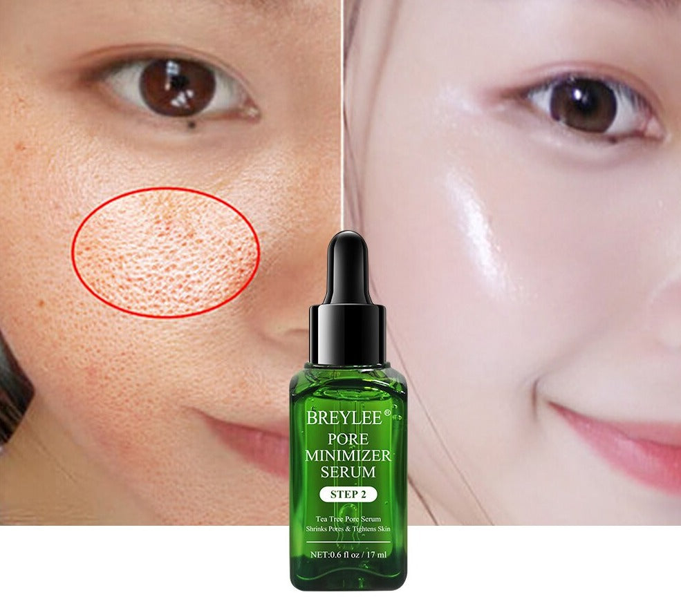 Beyprern Pore Refining Serum Shrink Pores Tightens Skin Care Essence Moisturizing Whitening Anti-aging Oil Control Facial Essence