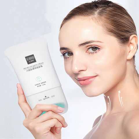 Neck Firming  Anti-Wrinkle Double -Roller Tone-Up Rejuvenation Cream Whitening Moisturizing Beauty Skin Care Serum