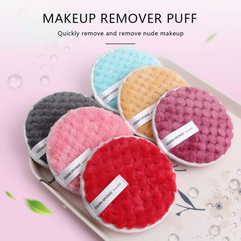 MAANGE Soft Makeup Removal Sponge Maquillaje Flutter Face Washing Cotton Flapping Reusable Sponge Face Cleansing Sponge TXTB1