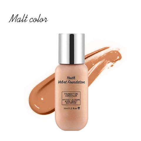 1Pc 30ML Face Make up Concealer Acne Coverage Waterproof Brighten Moisturizing Oil-control Whitening Liquid Foundation TSLM1