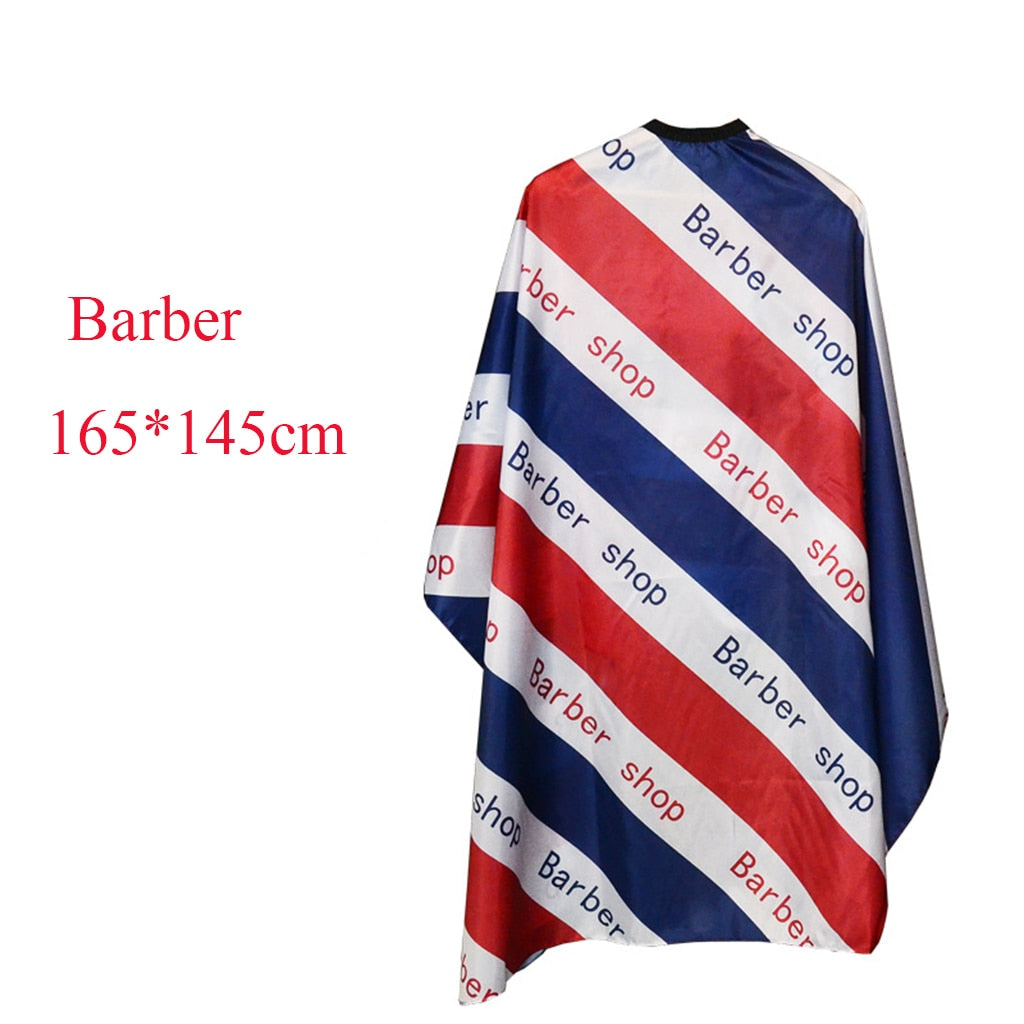 Christmas Gift Thanksgiving Hairdressing Coth Pattern Cutting Hair Waterproof Cloth Salon Barber Cape Professional Hair Stylist Retro Hairdressing Cloth