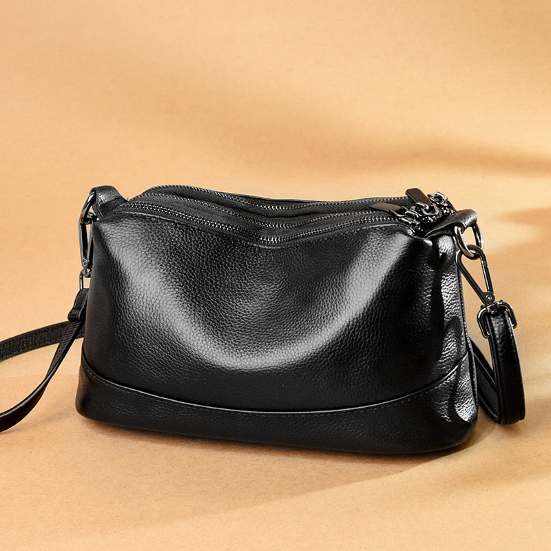 New Fashion Women Genuine Leather Handbags Women's bags Designer Female Shoulder Bags Luxury Brand Cowhide Ladies Messenger Bag