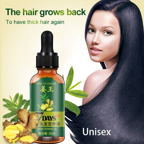 Hair Growth Ginger Essence Hair Loss Products Essential Oil Liquid Repair Preventing Hair Loss Nourishing Hair Care Products