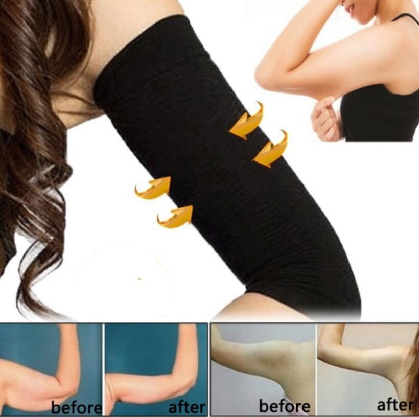 Beyprern Elastic Compression Arm Shaping Sleeves Slimming Arm Shaperwear mangas para brazo Weight Loss Elbow Massager Arm Wraps face lift