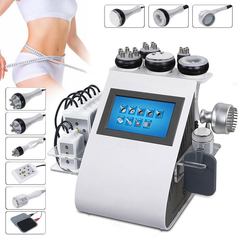 Laser Lipo cavitation Machine 40k Face Massager 9 In 1 Radio Frequency Skin Tightening Red Light Therapy Machine