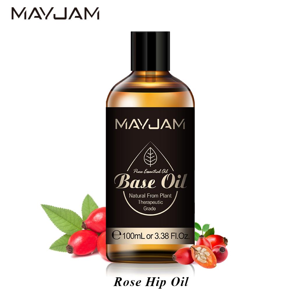Beyprern 100Ml Pure Natural Rosehip Essential Oil For DIY Skin Care Base Carrier Essential Oils Rose Bip Seed Avocado Olive Jojoba Oil