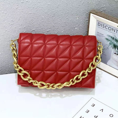 Green Shoulder Bag Retro Chain Purses and Handbags Luxury Designer Soft Pu Leather Woman Clutch Bag Hand Bags For Women 2021