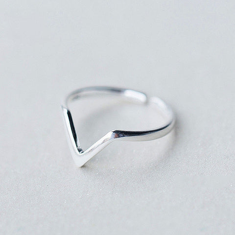 Korean Style Minimalist Geometric Rings for Women Cross Irregular Adjustable Simple Finger Ring Hip Hop Punk Open Ring Jewelry