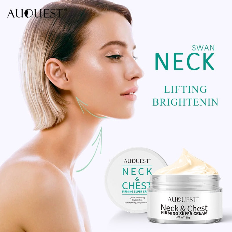 AUQUEST Anti Wrinkle Neck Cream Collagen Neck Firming Cream Anti Aging Skin Care 30g