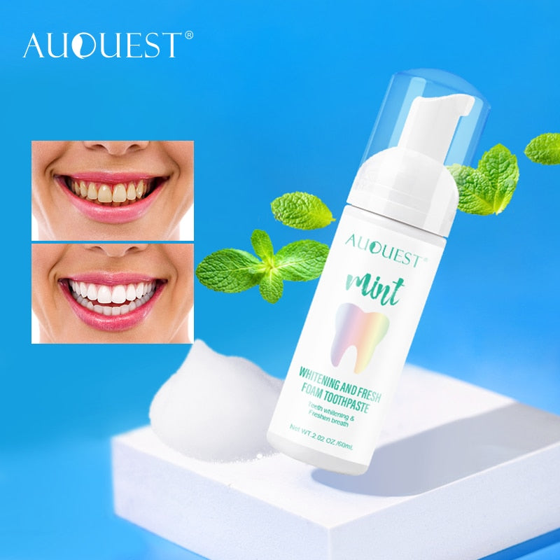 AUQUEST Teeth Whitening Toothpaste Cleaning Stain Removal Fight Bleeding Gums Dental Oral Care